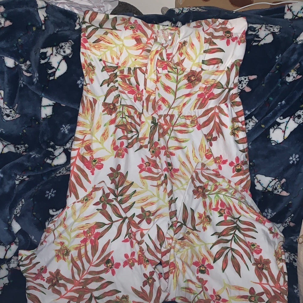 No Boundaries Multicolor Floral Jumpsuit